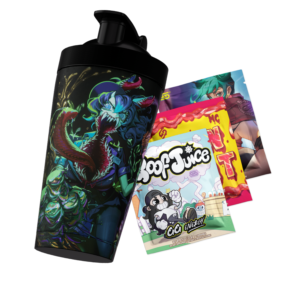 Waifu Cups x CottontailVA: Gluttony Metal Shaker - Gamer Supps
