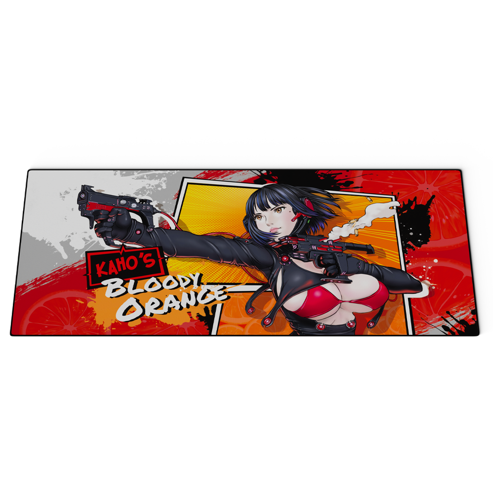Kaho's Bloody Orange Mouse Pad - Gamer Supps