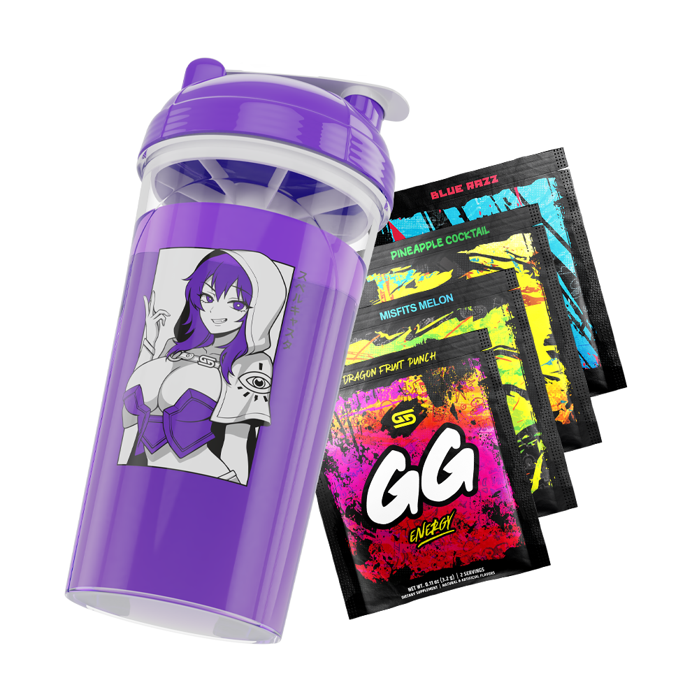 Bundle GamerSupps: Tazza E Tappetino Mouse Waifu X Sweatcicle V2, Adesivo E Campioni - Foto 1