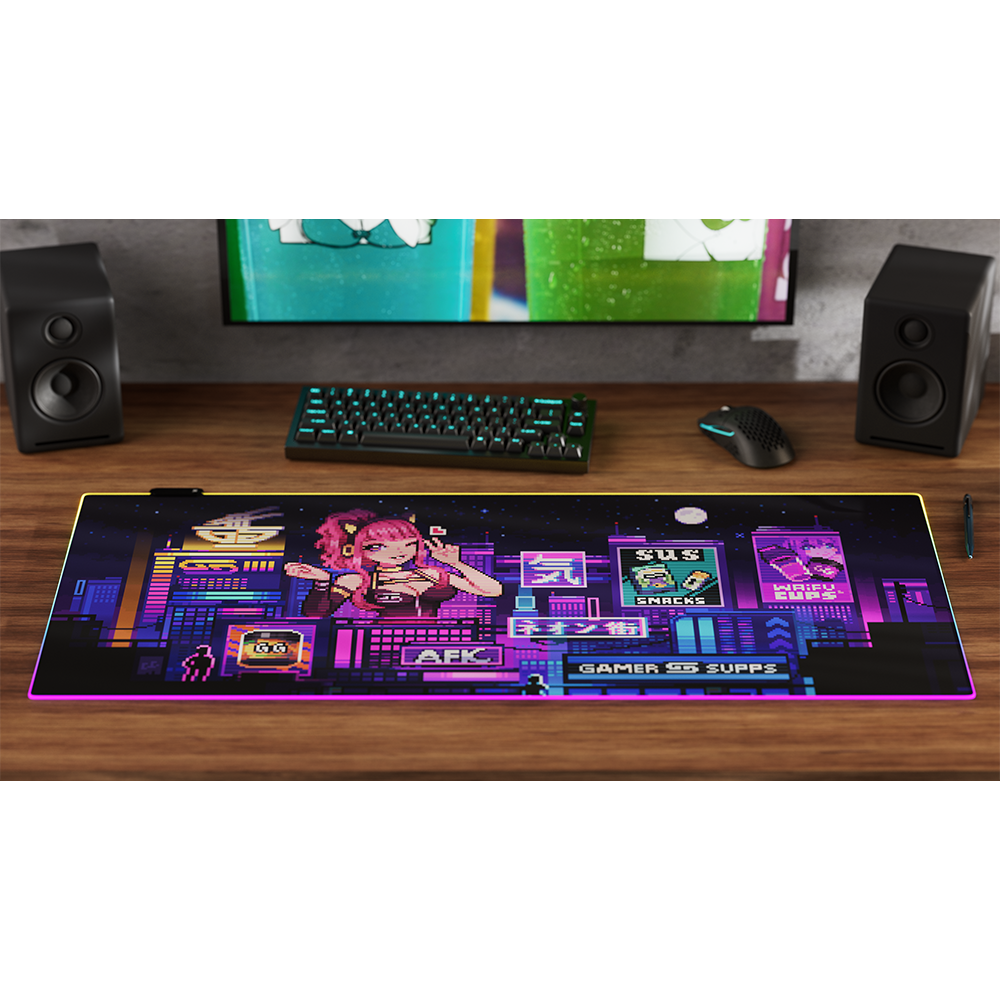 PIXEL CUPS: 2069 RGB Mouse Pad