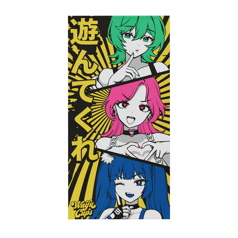 Waifu Cups Season 4 Beach Towel - Gamer Supps