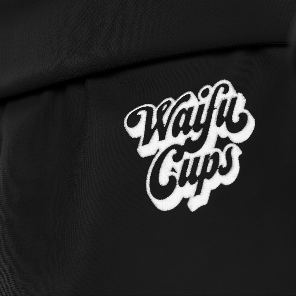 Waifu Cups embroidered logo on shylily joggers