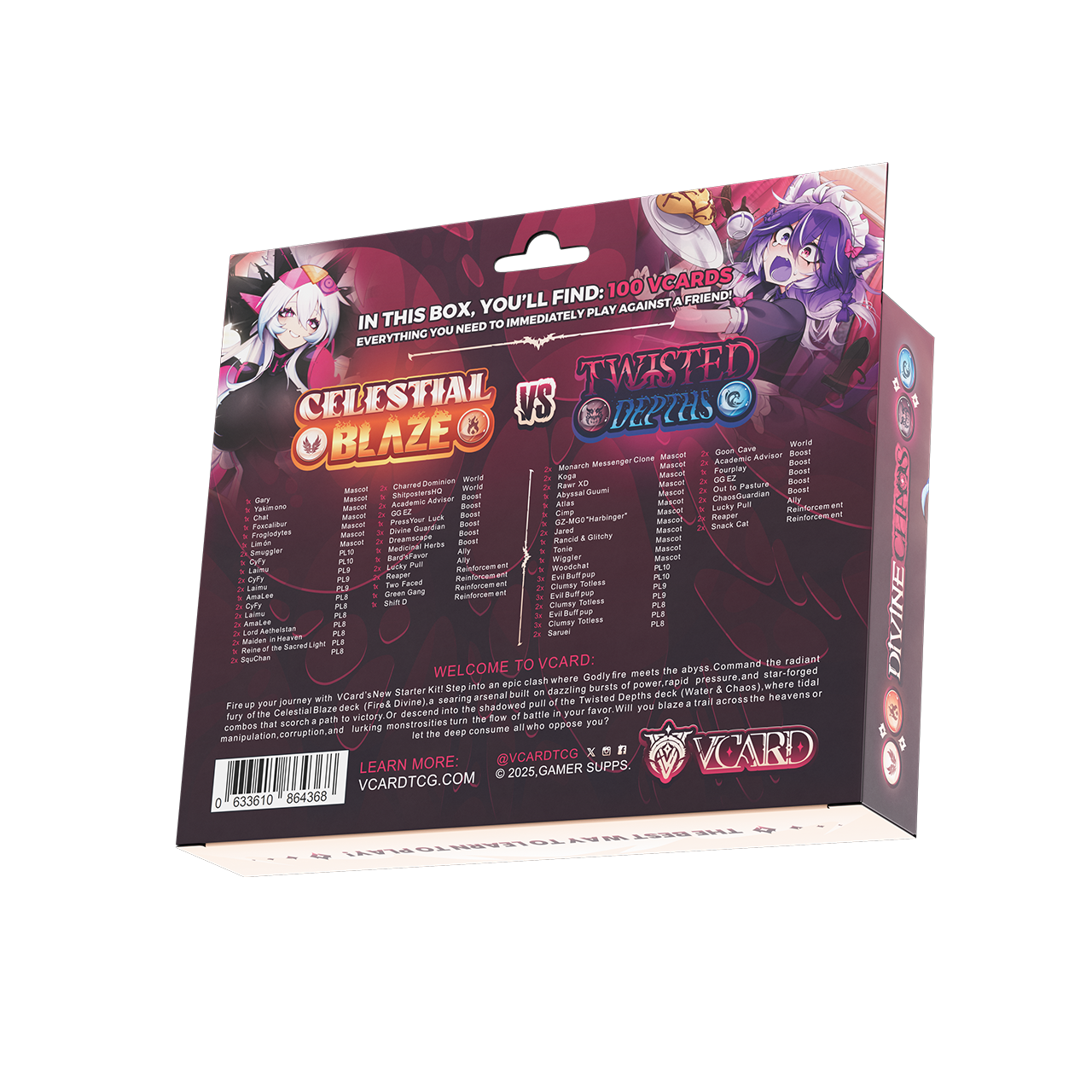 VCard Divine Chaos : 2 Player Starter Kit - Gamer Supps