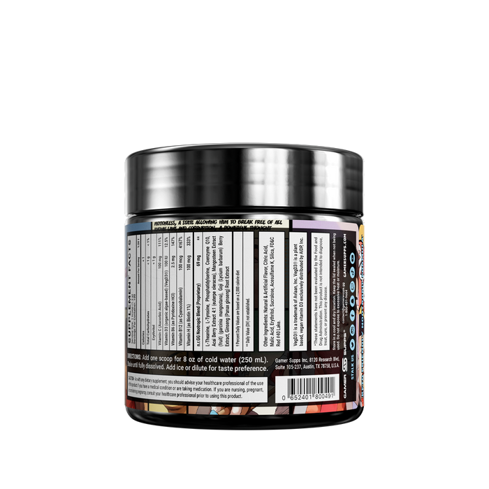 Steven He's Emotional Damage Caffeine Free 100 Servings Gamersupps