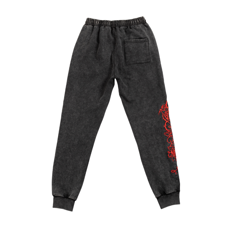 Rose Crush Sweat Pants(White) main image 1