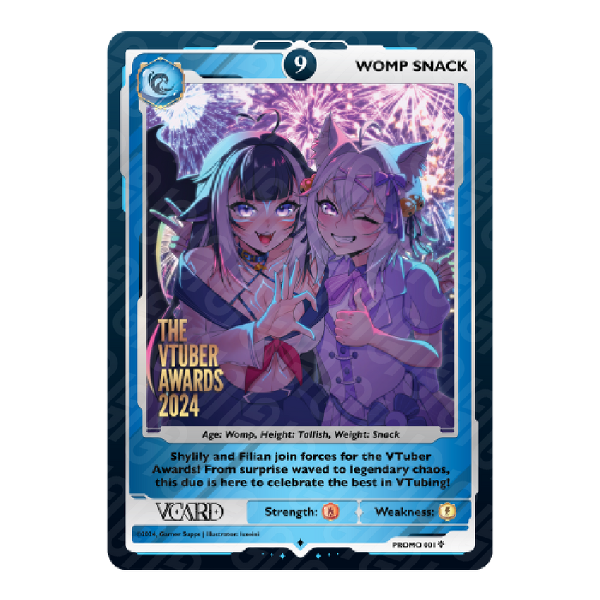 VCard Vtuber Awards 2024 Promo Card | Gamer Supps