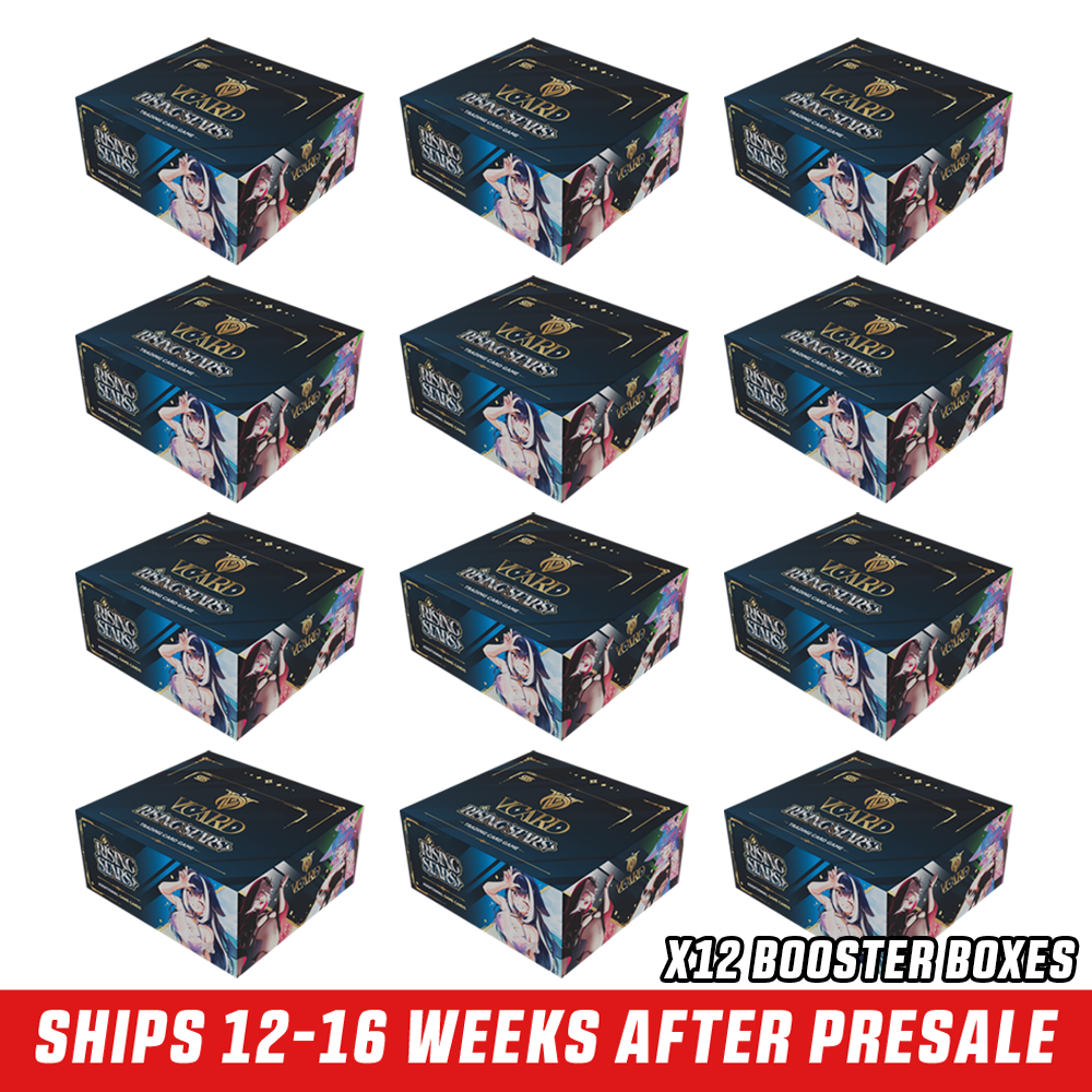 VCard Booster Box Master Case - Rising Stars (12 Booster Boxes)