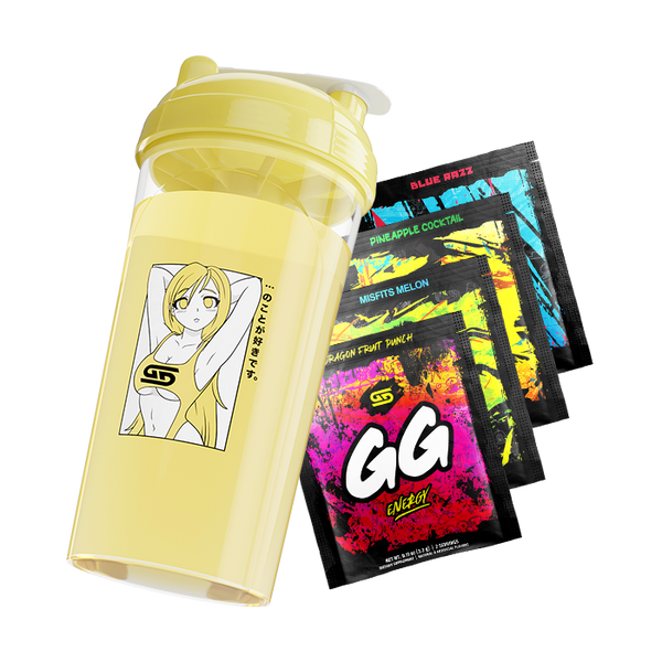 Waifu Cup S5.3 Oki 💪 - a STRONG new pick for your Waifu Cup Collection.  Shaker, Shirt, and Gym Bag now available! #GG #energy #waifu…