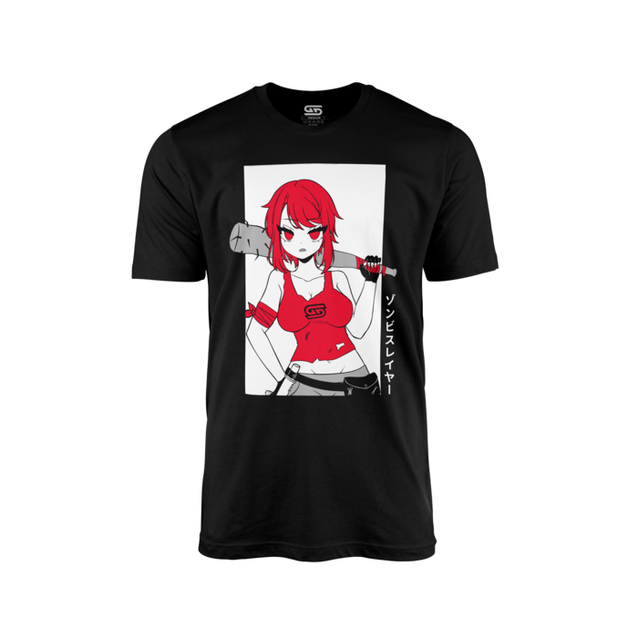 Waifu Shirt S2.11: Zombie Slayer - GamerSupps.GG