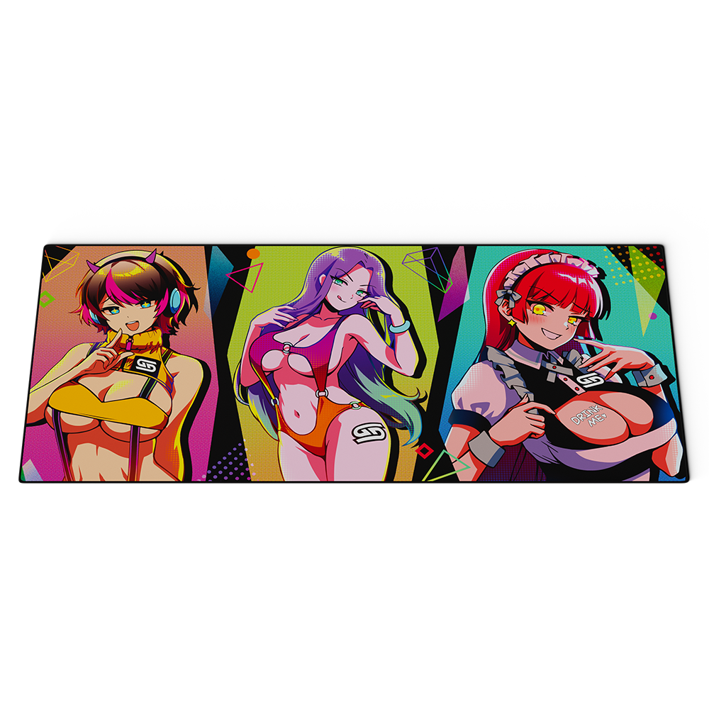 Waifu Cups Season 3 Mouse Pad - GamerSupps.GG